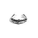 Chrome Hearts Baby Cross Ring Double Floral