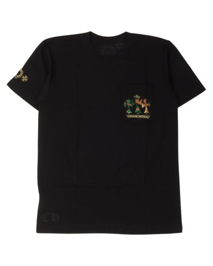 Chrome Hearts Camouflage Cemetery Cross Tee Pocket
