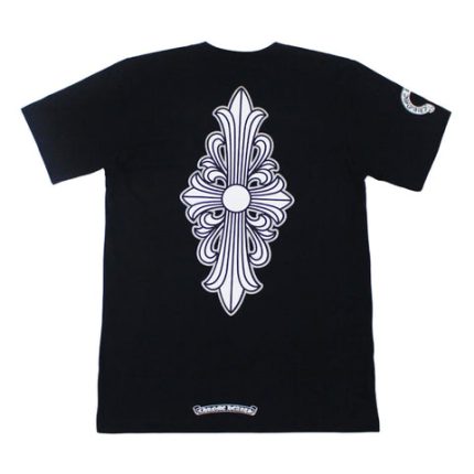 Chrome Hearts Floral Tee – Black Cross