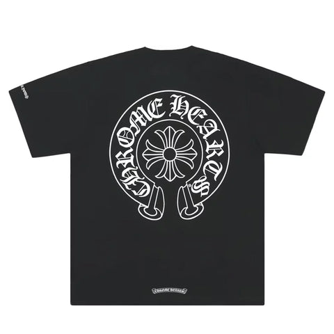 Chrome Hearts Horseshoe Logo– Black Pocket Tee Chrome Hearts Horseshoe Logo– Black Pocket Tee