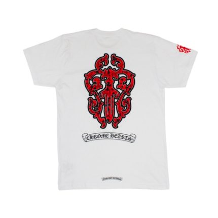 Chrome Hearts Vine Dagger – White T-Shirt
