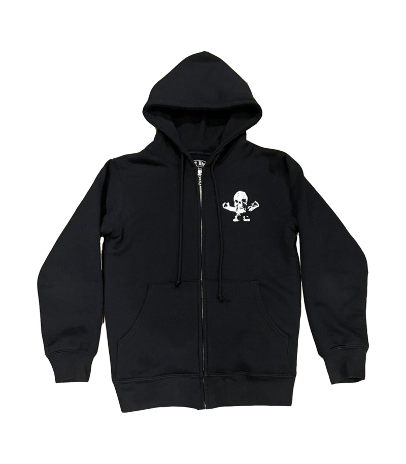 RARE CH Foti Skeleton Circle Logo Hoodie Zip Up RARE CH Foti Skeleton Circle Logo Hoodie Zip Up